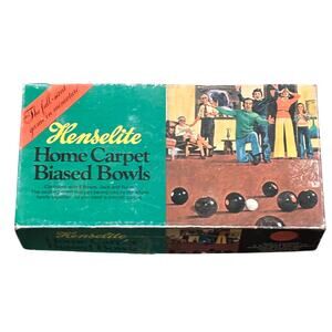 Vintage Hensilite Carpet Biased Bowl Full Sized Game Miniature Australia NIB
